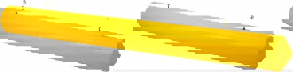 Clearance Bars; Length (Inch): 77 ; Material: Polyethylene ; Color: Yellow ; For Use With: Drive-Thrus; Parking Garages ; Width: 7 ; UNSPSC Code: 46161500